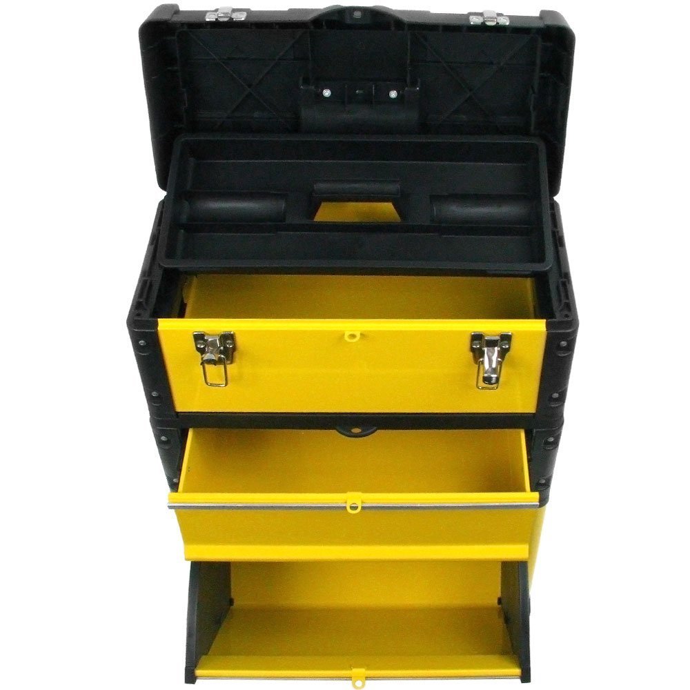 Rolling Toolbox Stacking Tool Chest Work Shop Garage Maintennce Room Repairs Kit