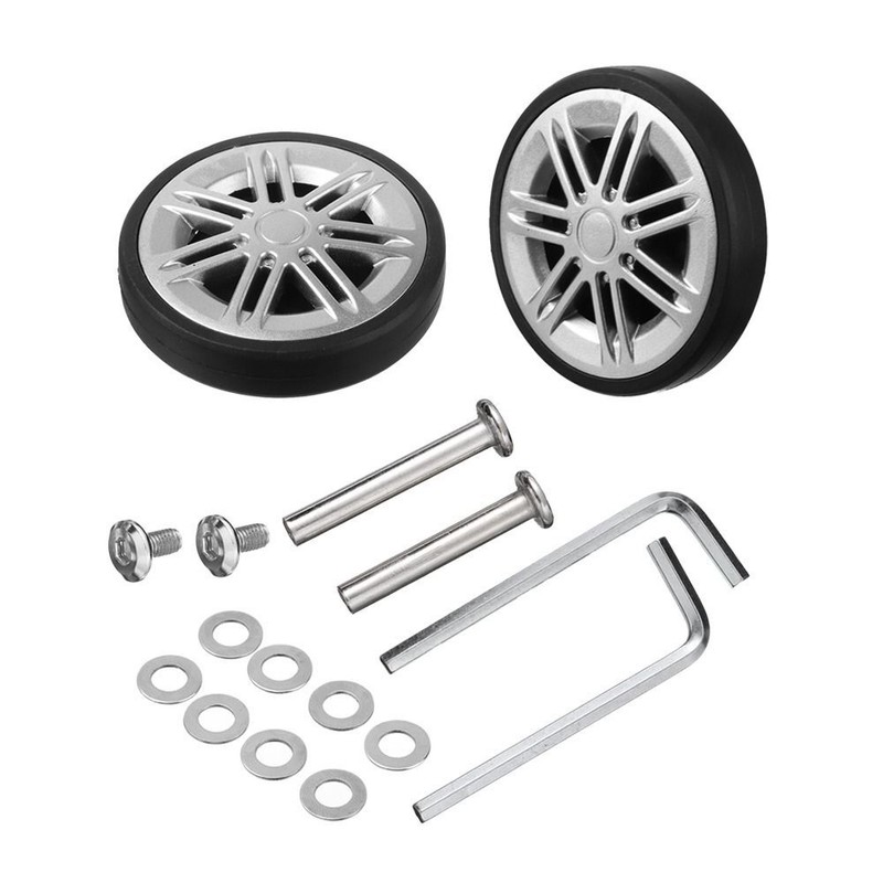 Luggage Wheels Suitcase Parts Axles Caster Wheel Repair Kit Replace Wheels