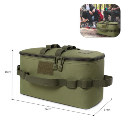 Camping Cookware Bag Tableware Organizers Gas Stove Pots Portable Carrying Bag