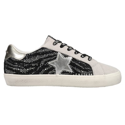Vintage Havana Flair Rhinestone Slip On  Womens Black Sneakers Casual Shoes FLAI