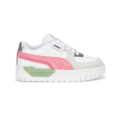 

Puma Cali Dream Boho Gleam Lace Up Kids Girls Белые кроссовки Повседневная обувь 38607, Белый, Puma Cali Dream Boho Gleam Lace Up Kids