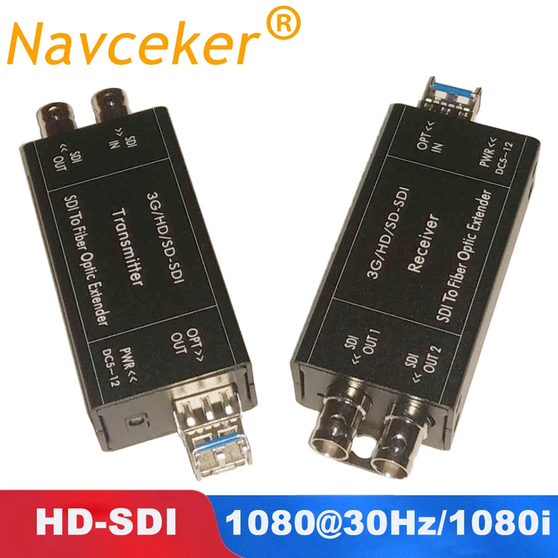 2023 Best 20km HD SDI Fiber Converter 1080i BNC Coaxial Signal Optic Converter 1