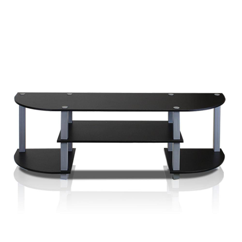 TV Stand Entertainment Center 47 Inch Media Console Open Shelf Storage Black