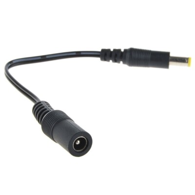 2pc 17cm 4.0x1.7mm Male Plug to 5.5x2.1mm Female Jack DC Power Adapter cable