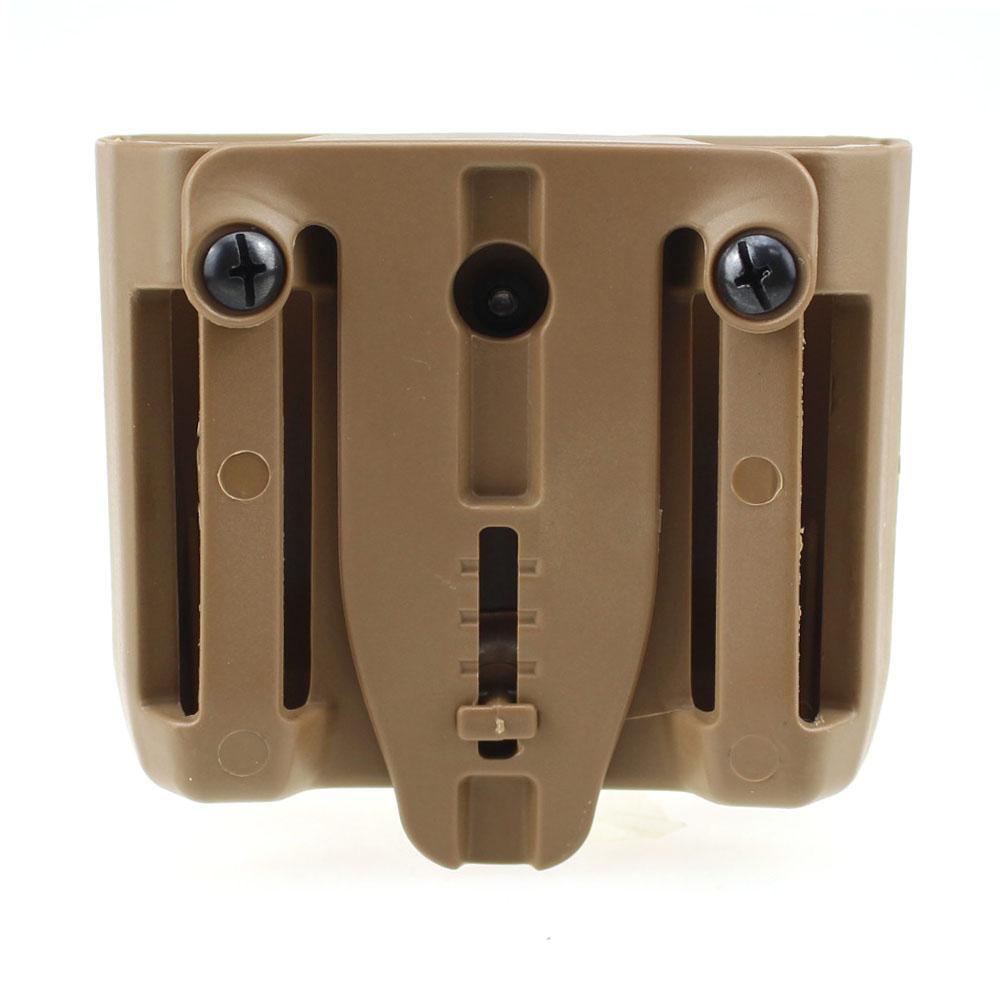 Universal Clip Holder Double Pistol Magazine Duty Belt Pouch Mag Case