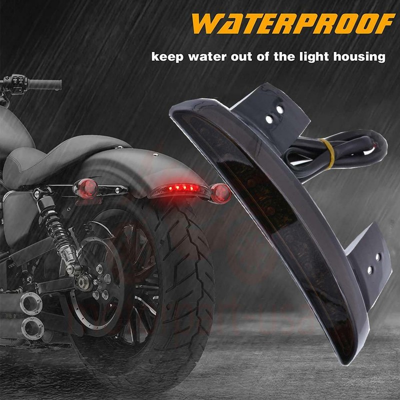 LED Fender Brake Tail Light Turn Signal For Harley Sportster XL