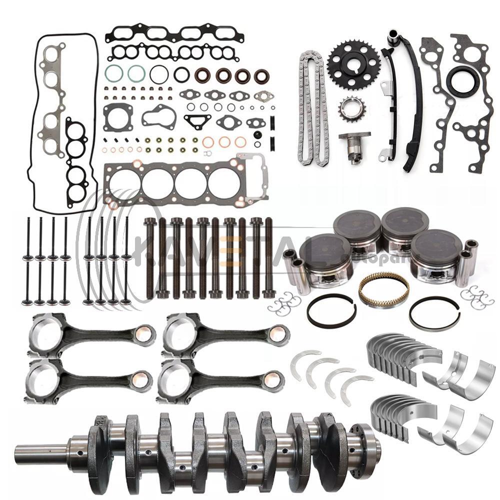 Reanimate ボックストッパーFoil 2RZFE Engine Rebuild Overhaul Kit - Crankshaft Rods For 95