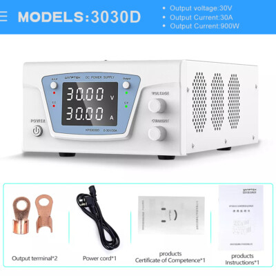 15V 30V 60V 30A 40A 50A 60A Lab Adjustable DC Power Supply Variable Bench Switch