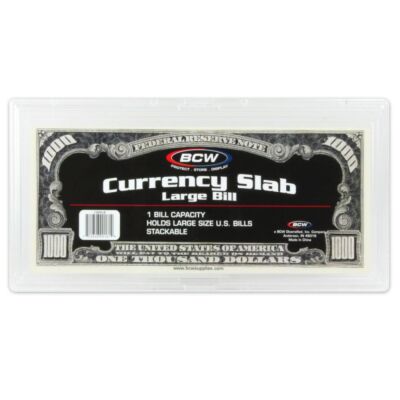 10X BCW Deluxe Currency Slab - Large Bill