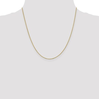 Pre-owned Superdealsforeverything 18k 20 Inch .9mm Box With Lobster Clasp Chain; 20 Inch; Lobster Clasp In Yellow