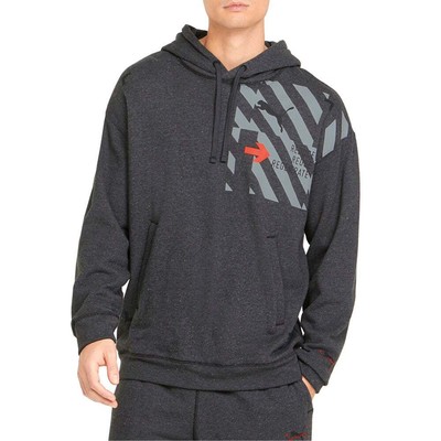 

Puma Re:Collection Graphic Pullover Hoodie Mens Grey Casual Outerwear 533958-07