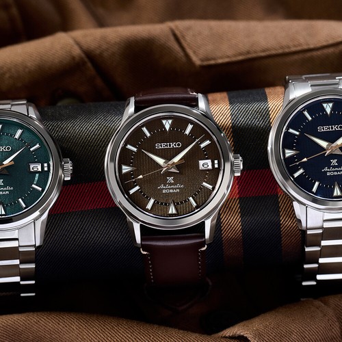 Pre-owned Seiko Prospex 1959 Alpinist Automatic Forest Brown Dial Japan Men Watch