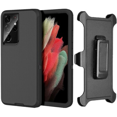 For Samsung Galaxy S20 S20+ Plus 5G Ultra Shockproof Defender Case Cover w/Clip