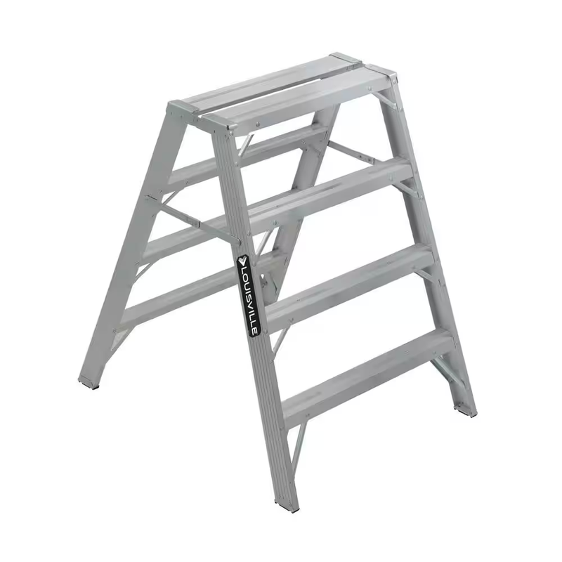 Louisville Ladder Step 4' Aluminum W/ 300-Lbs Load Capacity