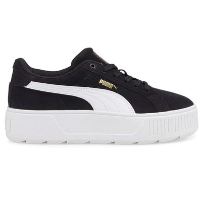 Женские черные и белые кроссовки на платформе Puma Karmen 38461402