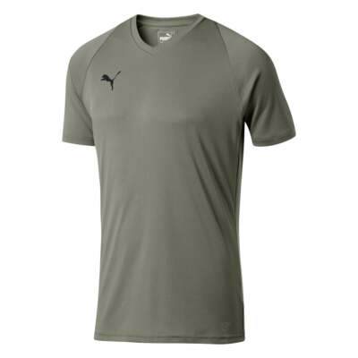 

Футболка Puma Liga Core с круглым вырезом и короткими рукавами для мальчиков, молодежная серая 703542-13, Grey, Puma Liga Core Crew Neck Short Sleeve Soccer Jersey Youth