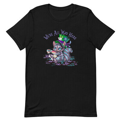 We're All Mad Here Alice In Wonderland Short-Sleeve Unisex T-Shirt