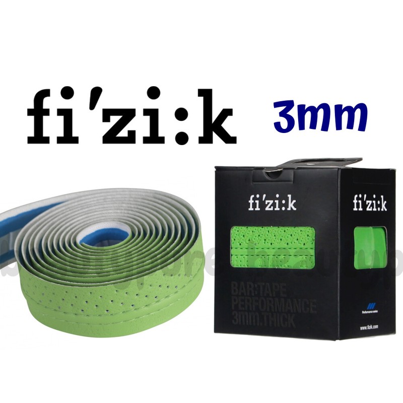 Genuine FIZIK Performance Classic 3mm Thick Bar Tape NIB (Green)