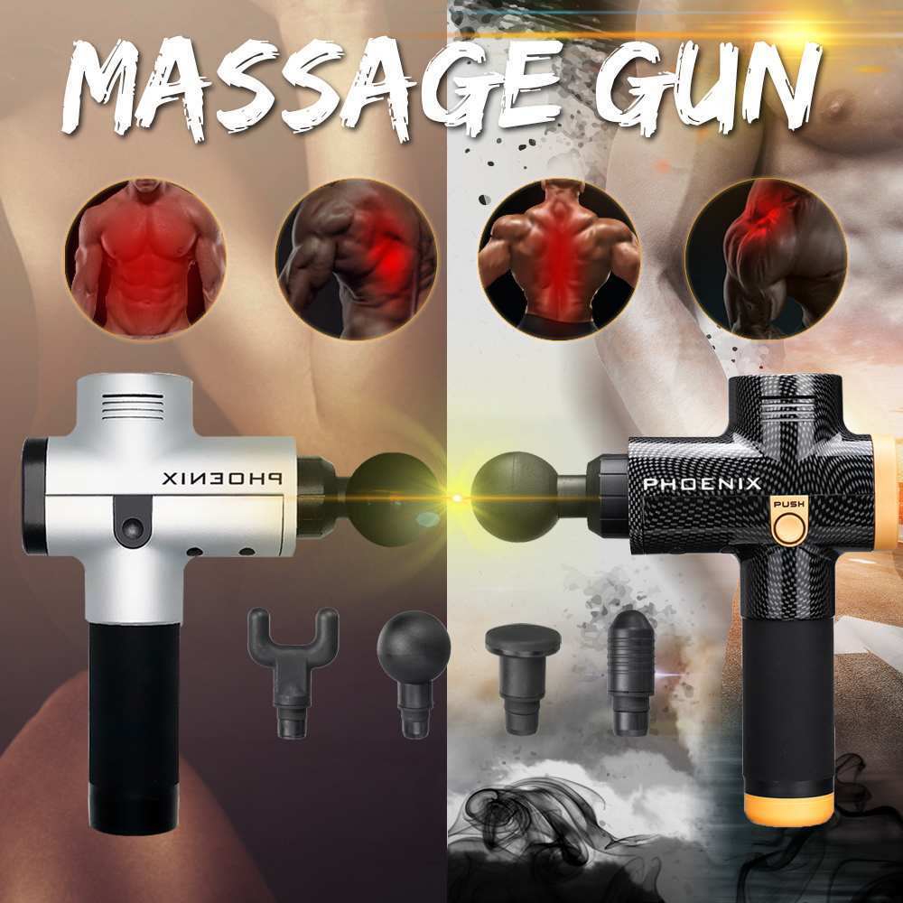3 Files Electronic Therapy Body Massage Guns High Frequency Vibrating
