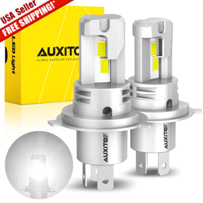 AUXITO H4 9003 6500K LED Headlight Bulbs Hi Low Beam Conversion Kit White Canbus