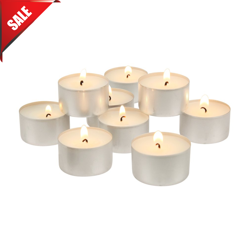 Light Candles, White 100 Pack