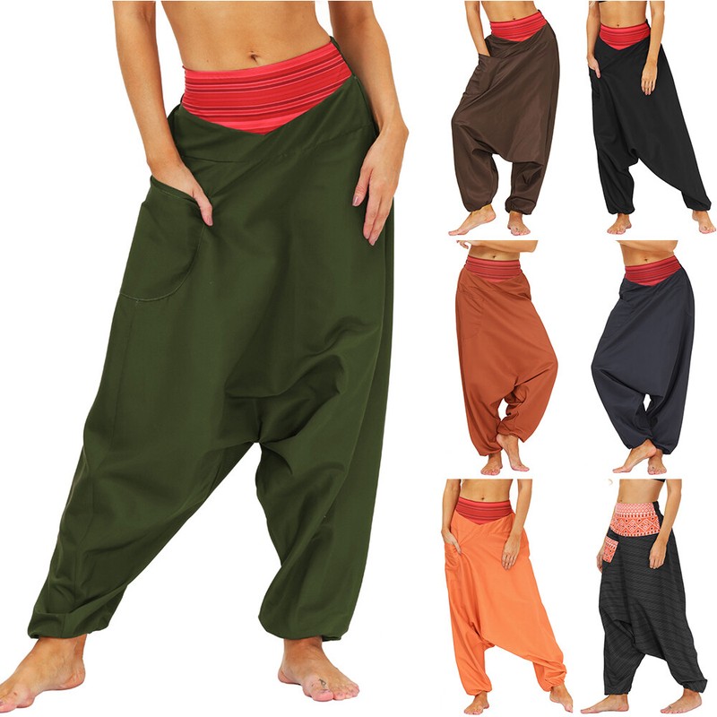 Брюки Womens Retro Ali Baba Harem 