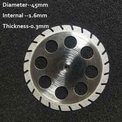 Dental Polish Diamond Double Sided Cut Disc for Plaster Disc Wheel 40&45*0.30mm