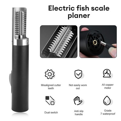 Electric fish scaler seafood fish Scale removal machine with Battery 2000R/MIN