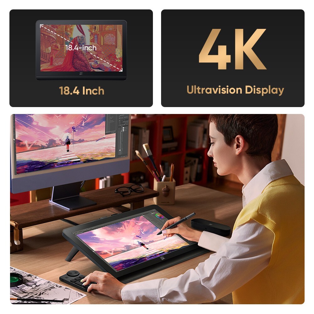 XPPen Artist Pro 19（Gen2） MD180UH 4K Artist Pro 19 (Gen 2) Pen Display Tablet | XPPen US Official