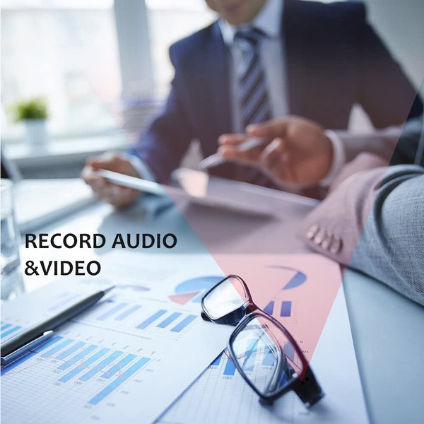 Business meeting with audio and video recording.