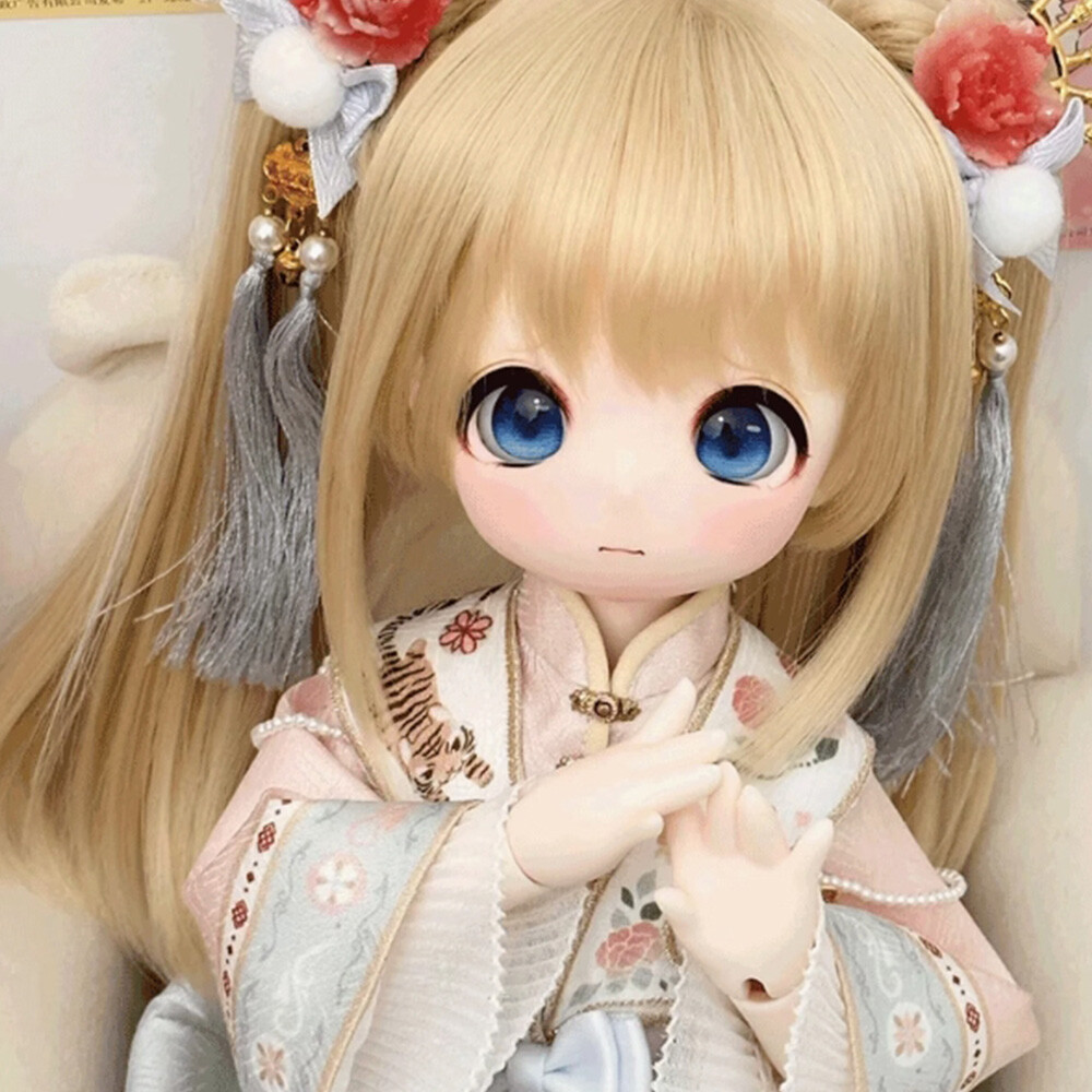 1/6 BJD Doll SD Resin Joint Eyes Face Makeup Pure Aggrieved