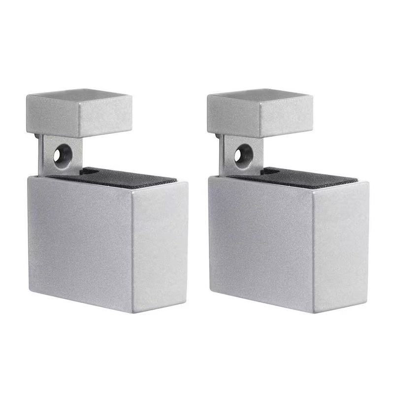Shelf Clips Adjustable Shelf Brackets Silver Zinc Glass Shelf Support Set