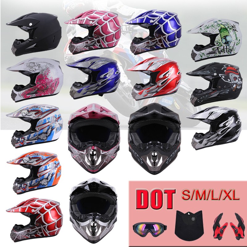 DOT Motorcycle Motorcross Helmet Adult Children Off Road ATV Racing Dirt Bike
