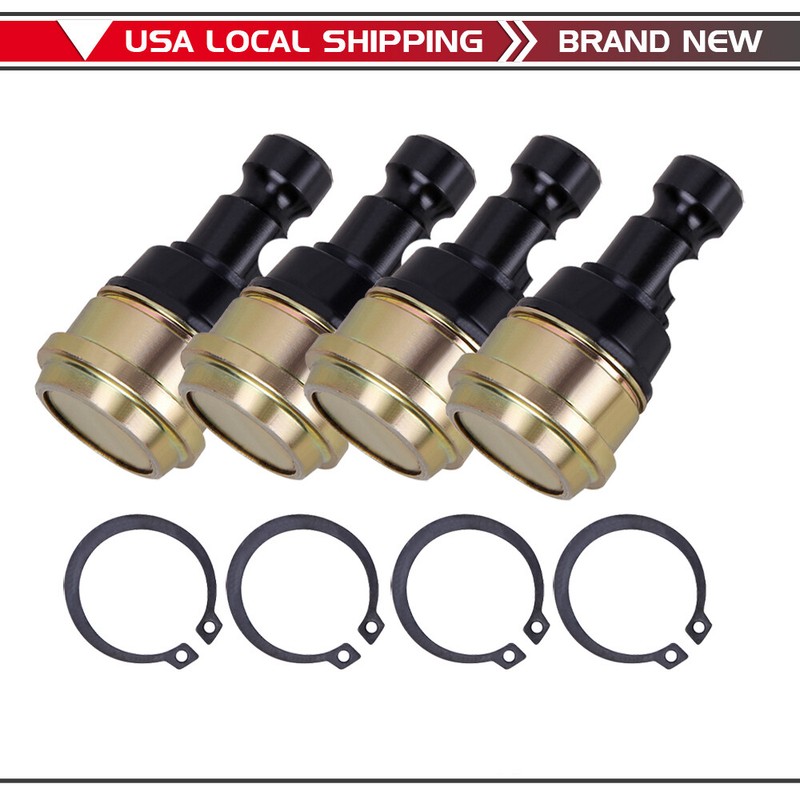 4 SET Style Upper Lower Front Ball Joints for Polaris Ranger 800 4x4 6x6 XP Crew