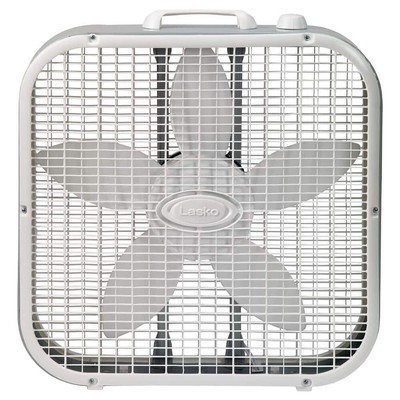 20'' 3 Speeds Box Fan w/Save-Smart Technology for Energy Efficiency Carry Handle