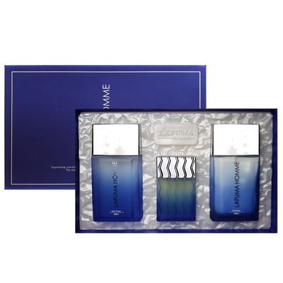 LK Lafuma Homme Blue Skincare 3pcs Set  (US Free Ship) NEW BOX 