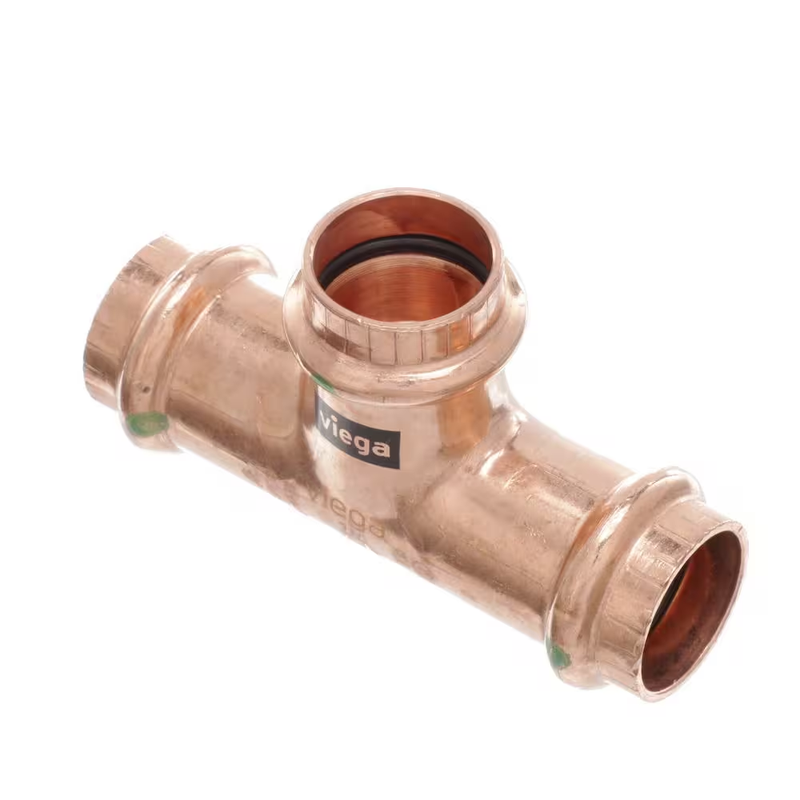 Viega ProPress Copper Tee 3/4in Press Fitting Plumbing Water Pipe Connector EPDM