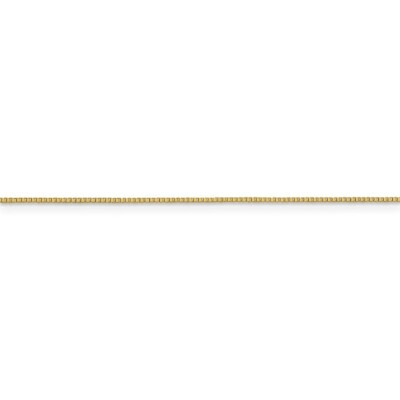 Pre-owned Superdealsforeverything 18k 16 Inch .9mm Box With Lobster Clasp Chain; 16 Inch; Lobster Clasp In Yellow