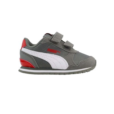 

Puma St Runner V2 V Slip On Toddler Girls Размер 4 M Кроссовки Повседневная обувь 365295, Grey, Puma St Runner V2 V Slip On Toddler