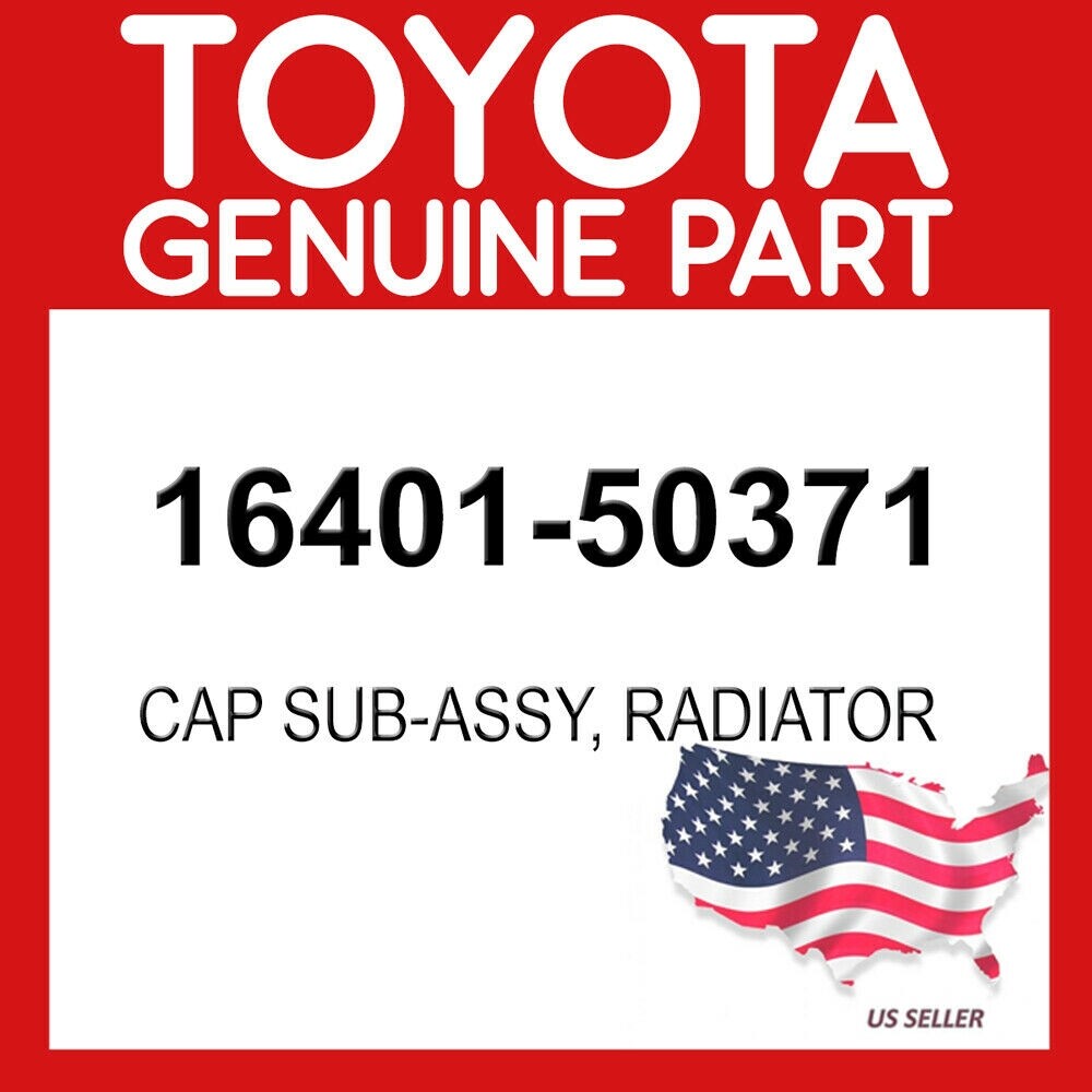 TOYOTA GENUINE 16401-50371 CAP SUB-ASSY, RADIATOR OEM