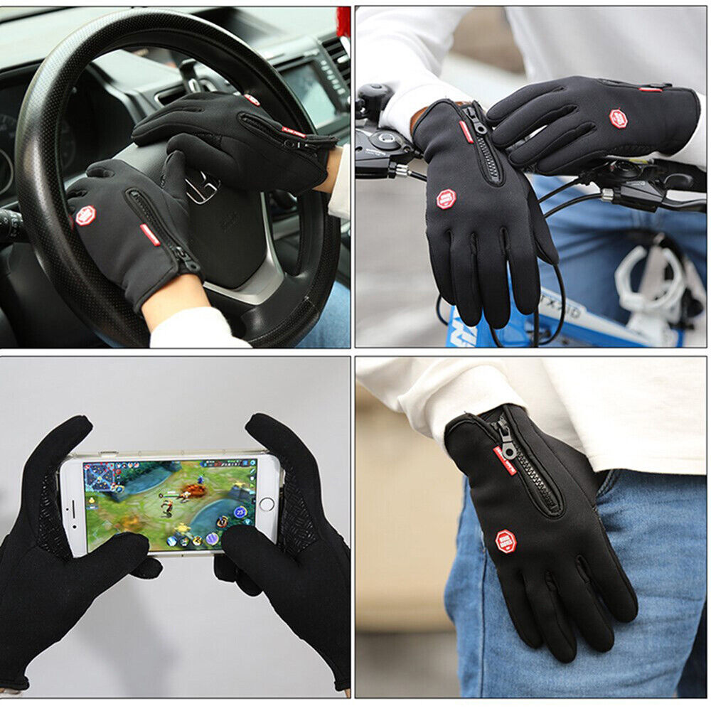 -10℃ Windproof Waterproof Winter Ski Thermal Gloves Touchscreen Snow Gloves