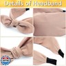 TOBATOBA Bow Headbands for Women 6Pcs Knotted Headband with Bow Cute Stylish Top Knot Head Bands Wide Hairband Hair Accessories for Women Girls