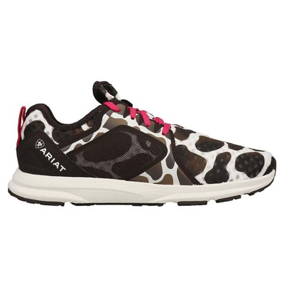 

Женские коричневые кроссовки Ariat Fuse Cow Print Повседневная обувь 10044488, Коричневый, Ariat Fuse Cow Print