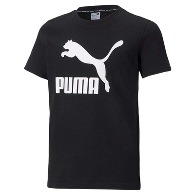 

Футболка Puma Classics Logo с круглым вырезом и короткими рукавами, молодежные черные повседневные топы для мальчиков 5, Черный, Puma Classics Logo Crew Neck Short Sleeve T-Shirt Youth