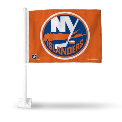 New York Islanders NHL 11X14 Window Mount 2-Sided Car Flag