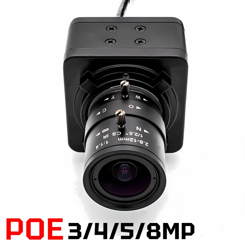 3/4/5/8MP MINI IP Camera 2.8-12mm Varifocal Lens Support Onvif RTSP H.265 P2P CC