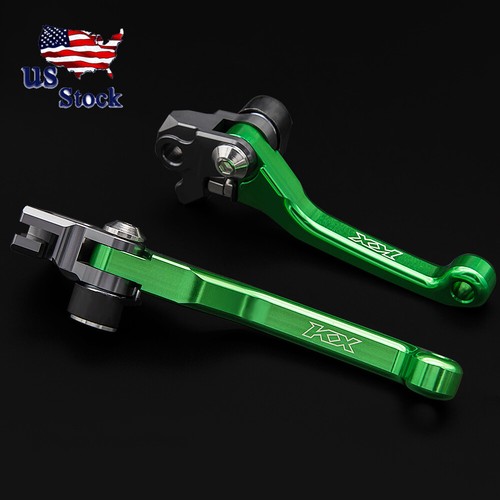 For Kawasaki KX65 KX85 KX100 KX125 KX250 CNC Dirt Bike Brake Clutch Levers US