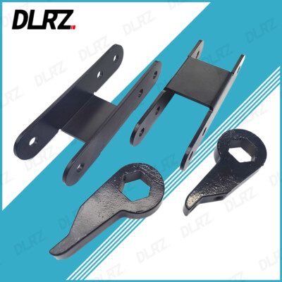 NEW 1''-3'' FRONT REAR TORSION KEYS WITH SHACKLES FOR 1982-2005 CHEVY S10 BLAZER