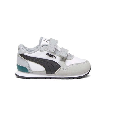 

Детские белые кроссовки без шнуровки Puma St Runner V3 Nl для мальчиков, повседневная обувь 38490309, Белый, Puma St Runner V3 Nl Slip On Kids