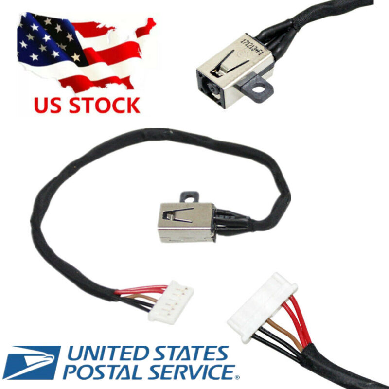 2x New Dc Power Jack Cable Harness For Dell Inspiron 15-3561 15-3565 Laptop
